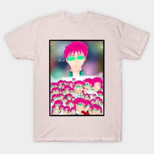 Many Faces of Saiki T-Shirt